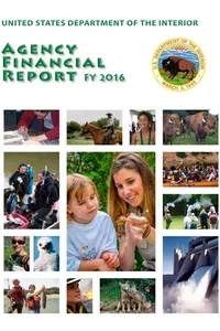 Agency financial report Fiscal Year 2016