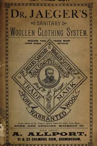Dr. Jaeger's sanitary woollen clothing system