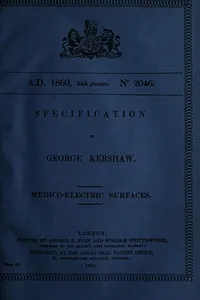 Specification of George Kershaw