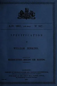 Specification of William Jenkins