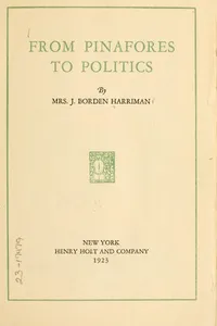 From pinafores to politics