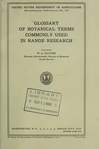 Glossary of botanical terms commonly used in range research