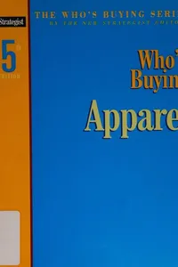 Who's buying apparel