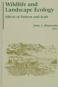 Cover of Wildlife and landscape ecology