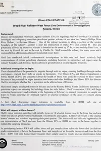 Wood River Refinery west fence line environmental investigations, Roxana, Illinois