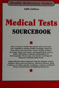 Medical tests sourcebook