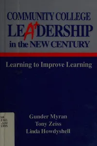 Cover of Leadership in the new century