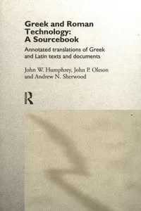 Greek and Roman technology