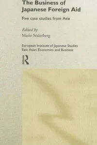 The Business of Japanese Foreign Aid