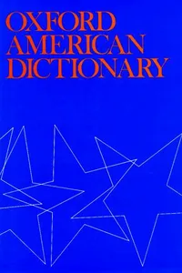 Oxford American dictionary