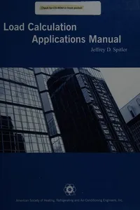 Load calculation applications manual