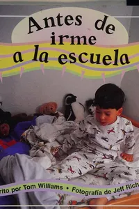 Antes de irme a la escuela