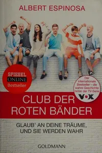 Capa de Club der roten Bänder por Albert Espinosa