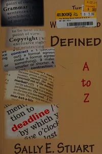 The writing world defined A to Z