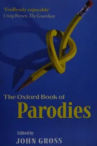 The Oxford book of parodies