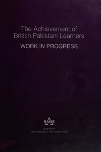 The achievement of British Pakistani learners