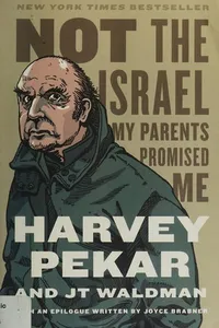Capa de Not the Israel my parents promised me por Harvey Pekar