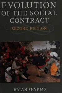 Cover of Evolution of the social contract by Brian Skyrms
