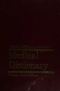 Dorland's Illustrated medical dictionary