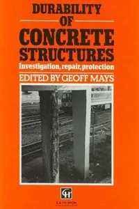 Durability of Concrete Structures