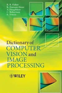 Capa de Dictionary of computer vision and image processing por Robert Fisher