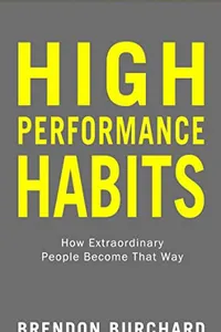 High performance habits