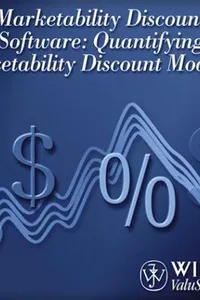 Quantifying marketability discount modeling