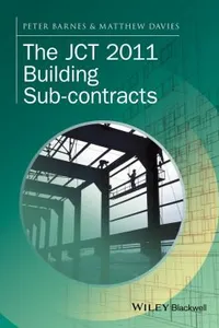 The JCT 2011 building sub-contracts