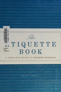The etiquette book