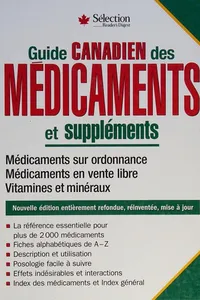 Guide canadien des médicaments et suppléments