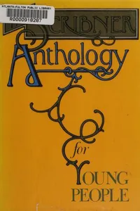 Cover of The Scribner anthology for young people by Eve Bunting