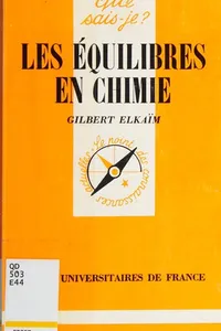 Les équilibres en chimie