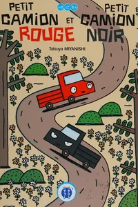 Petit camion rouge et petit camion noir