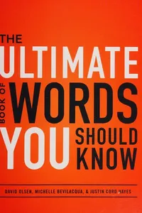 The ultimate book of words you should know