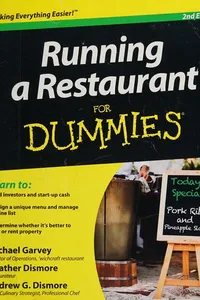 Running a restaurant for dummies
