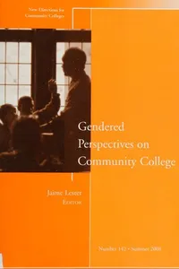 Gendered perspectives on community college