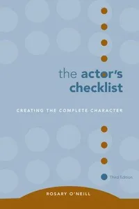The actor's checklist