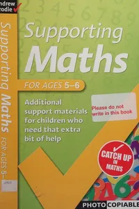 Cover of Supporting maths for ages 5-6