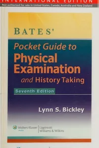 Bates' pocket guide to physical examination and history taking
