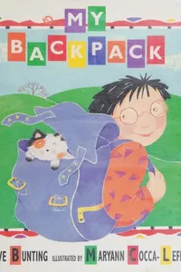 Cover of My Backpack by Eve Bunting