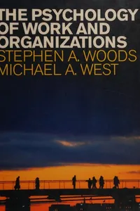The psychology of work and organizations