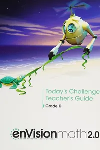 Scott Foresman Addison Wesley enVisionMath 2.0- Daily review workbook. Grade K