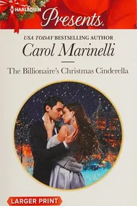 Capa de The Billionaire's Christmas Cinderella por Carol Marinelli