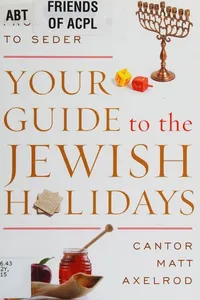 Your guide to the Jewish holidays