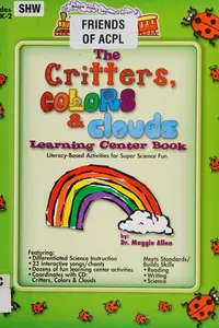 The critters, colors, & clouds learning center book