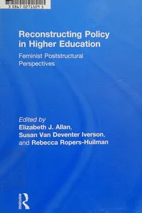 Cover of Reconstructing policy in higher education