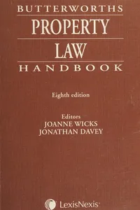 Butterworths property law handbook