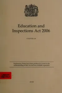 Education and Inspections Act 2006
