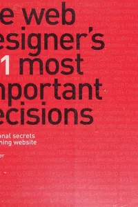 The web designer's 101 most important decisions