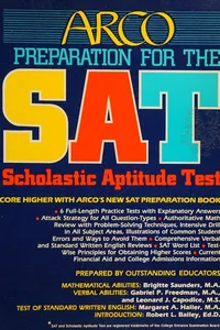 SAT, scholastic aptitude test